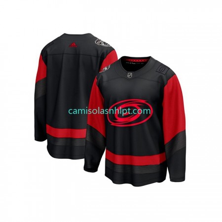 Camiseta Carolina Hurricanes Blank Adidas 2023 NHL Stadium Series Preto Authentic - Homem